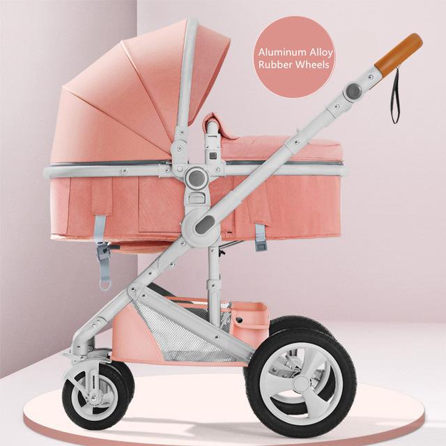 Newborn Baby Stroller 3 in 1 High