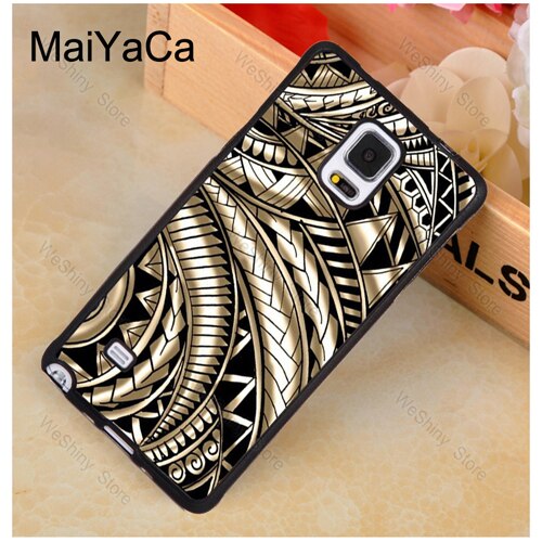 Maori Samoan Polynesian Tribal Case For Samsung Galaxy A71 A51 A50 A70 A10 A20 A30S A40 Note 10 S8 S9 S10 S20 Ultra Plus S10e S7