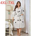 Plus size home wear long pajamas for women