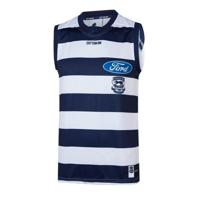 Geelong Cats Guernsey Rugby Vest Sport Shirt