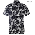 Red Hawaiian Shirts Men 2020 Summer New Floral Print