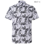 Red Hawaiian Shirts Men 2020 Summer New Floral Print