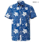 Red Hawaiian Shirts Men 2020 Summer New Floral Print