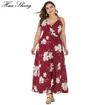 5XL 6XL 7XL Plus Size Summer Beach Dress Women