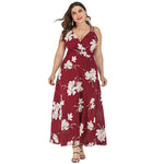 5XL 6XL 7XL Plus Size Summer Beach Dress Women