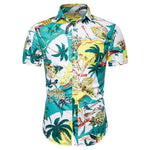 Men Fashion Print Shirts Casual Hawaiian style