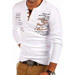 Men's Fashion t shirt long sleeve Personality Cultivating