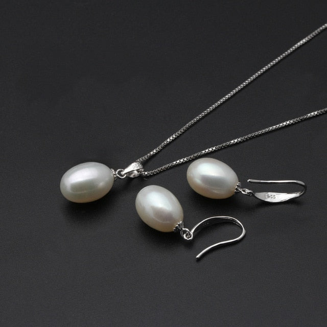 Wedding Real Freshwater Natural Pearl Set