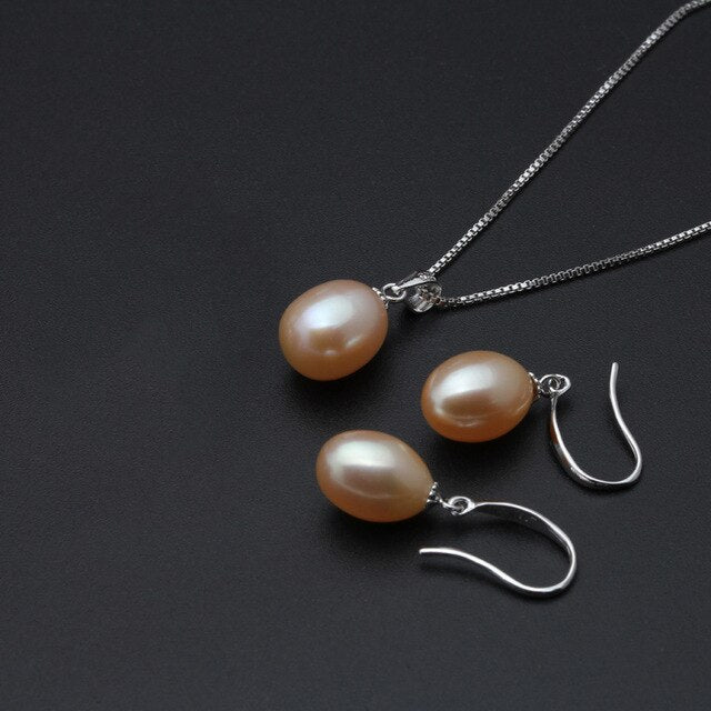 Wedding Real Freshwater Natural Pearl Set