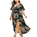 Women 2020 summer Bohe Print Long Party dresses