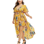 Women 2020 summer Bohe Print Long Party dresses