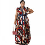 Plus Size Women's Clothing Summer Long Dress