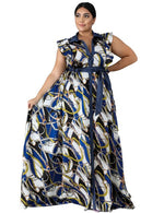 Plus Size Women's Clothing Summer Long Dress