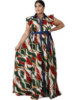 Plus Size Women's Clothing Summer Long Dress