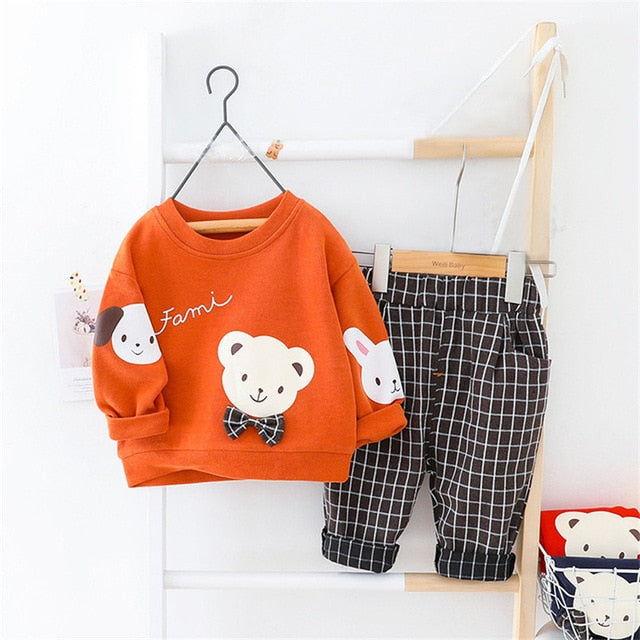 Baby Boys Clothes T-shirt+Pant Outfit Suit