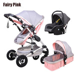 Newborn Baby Stroller 3 in 1 High