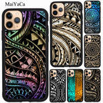 MaiYaCa Maori Samoan Polynesian Tribal Case For iPhone 11 Pro Max XR X XS Max 5S SE 2020 6S 8 7 Plus Coque Fundas