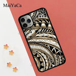 MaiYaCa Maori Samoan Polynesian Tribal Case For iPhone 11 Pro Max XR X XS Max 5S SE 2020 6S 8 7 Plus Coque Fundas