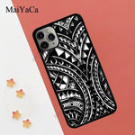 MaiYaCa Maori Samoan Polynesian Tribal Case For iPhone 11 Pro Max XR X XS Max 5S SE 2020 6S 8 7 Plus Coque Fundas