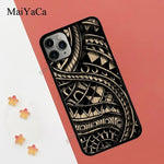 MaiYaCa Maori Samoan Polynesian Tribal Case For iPhone 11 Pro Max XR X XS Max 5S SE 2020 6S 8 7 Plus Coque Fundas