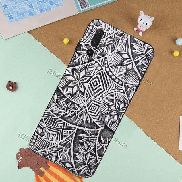 Maori/Samoan Polynesian Print Case for Huawei Honor