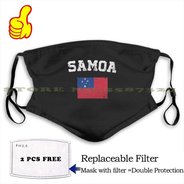 Samoan Flag Shirt - Vintage Samoa T - Shirt