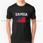 Samoan Flag Shirt - Vintage Samoa T - Shirt