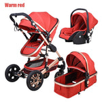 Newborn Baby Stroller 3 in 1 High