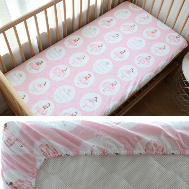 Baby Fitted Sheet For Newborns Cotton