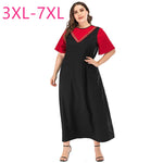 2020 summer plus size ankle length dress