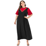 2020 summer plus size ankle length dress