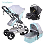 Newborn Baby Stroller 3 in 1 High