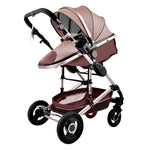 Luxurious Baby Stroller 3 in 1 Portable Travel Baby  Carriage