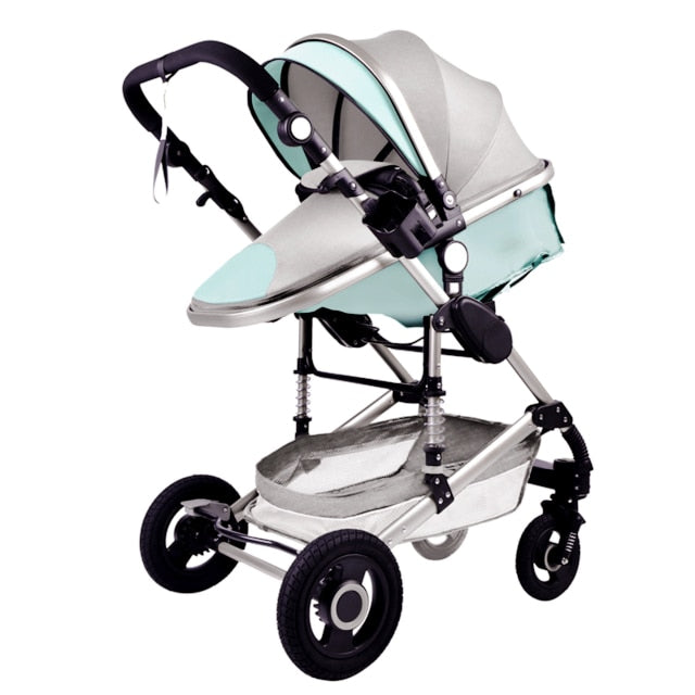 Luxurious Baby Stroller 3 in 1 Portable Travel Baby  Carriage