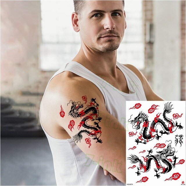 Waterproof Temporary Tattoo Sticker Poly design