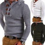 Men Winter Pull Homme Solid Casual Warm Knitting Jumper