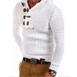 Men Winter Pull Homme Solid Casual Warm Knitting Jumper