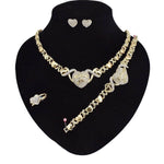 Jewelry sets for women 14K gold necklace and earring