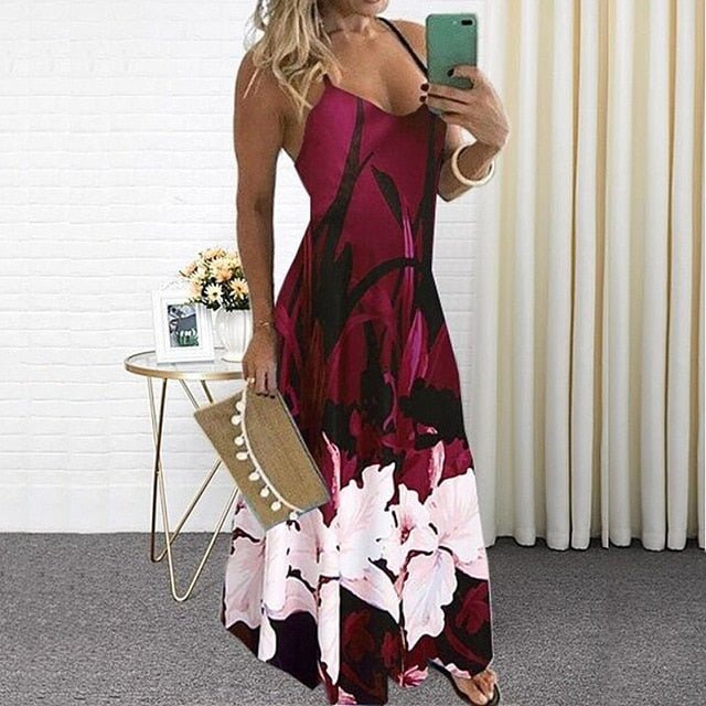 Summer Casual Women Maxi Dress