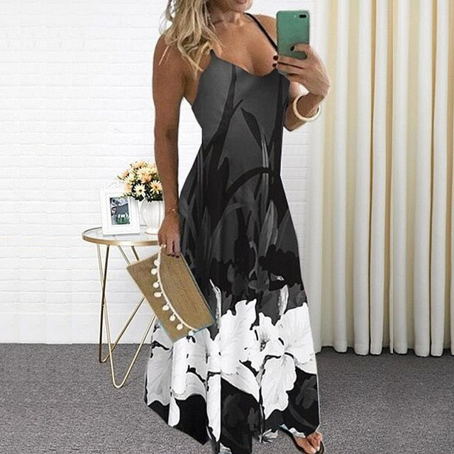 Summer Casual Women Maxi Dress