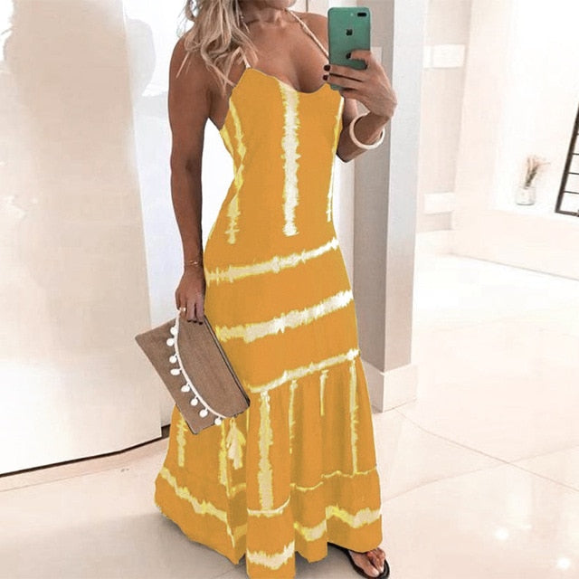 Summer Casual Women Maxi Dress