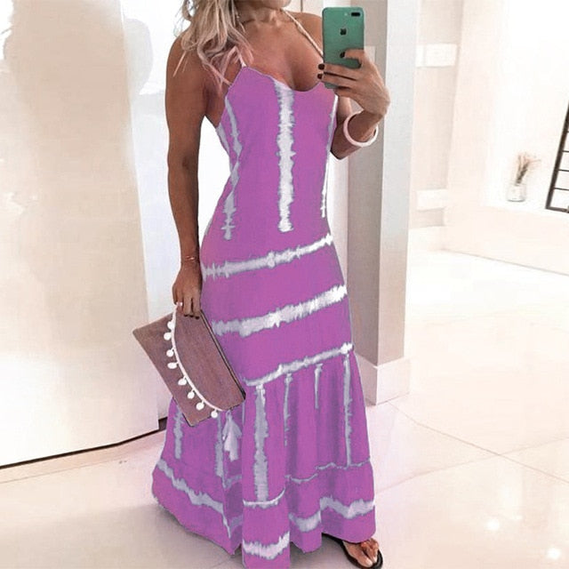 Summer Casual Women Maxi Dress