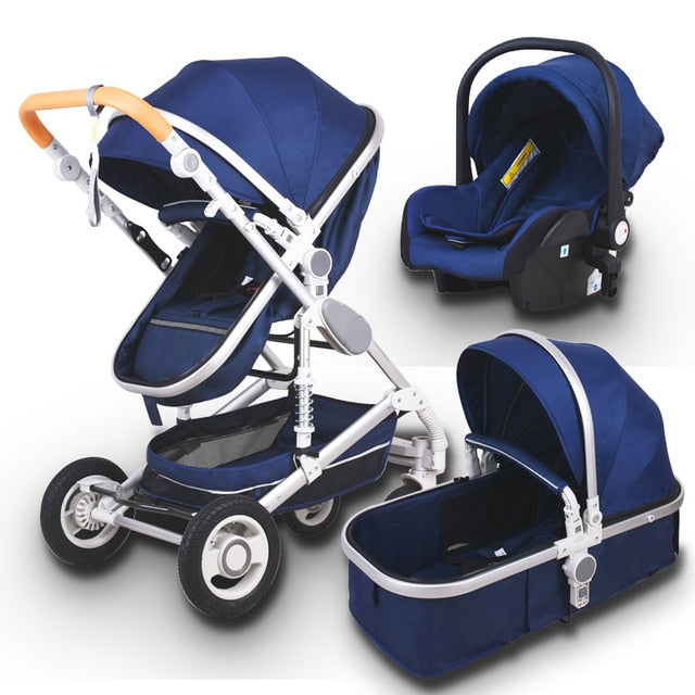 Newborn Baby Stroller 3 in 1 High