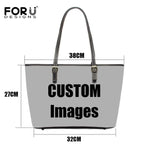 FORUDESIGNS Polynesian Traditional Tribal Flower Pattern Women Handbags Fashion Pu Leather Female Tote Shoulder Bags Woman Bolsa