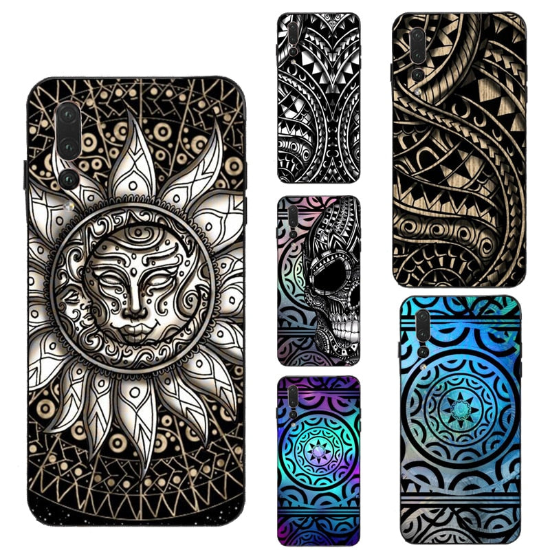 Maori Samoan Polynesian Tribal Case For Huawei P30 P10 Lite P40 P20 Pro Mate 20 10 Lite 30 Pro P Smart 2019 Z Coque