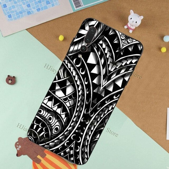 Maori Samoan Polynesian Tribal Case For Huawei P30 P10 Lite P40 P20 Pro Mate 20 10 Lite 30 Pro P Smart 2019 Z Coque