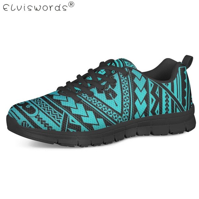 Polynesian Traditional Print Men Casual Flat Shoes