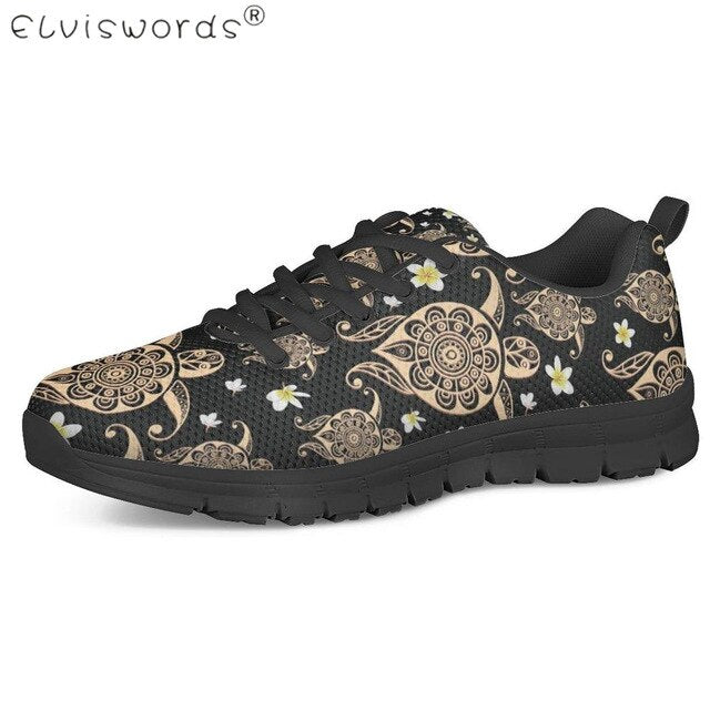 Polynesian Traditional Print Men Casual Flat Shoes