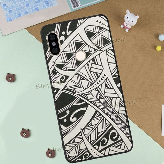 Polynesian Print Case For Xiaomi Redmi Note