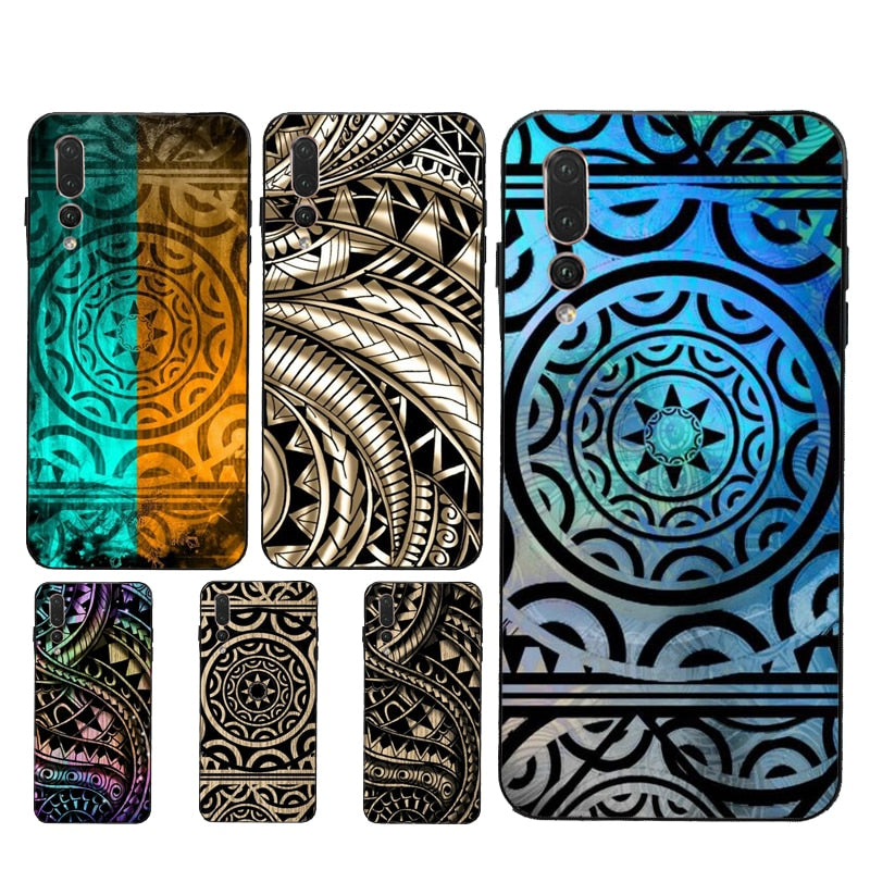 Polynesian Tribal Case For Huawei  phones